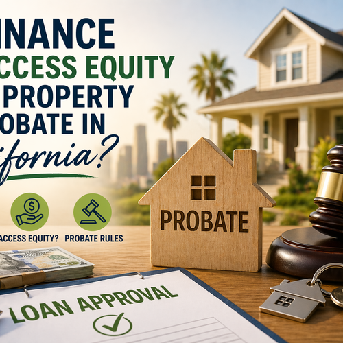 Can You Refinance or Access Equity on a Property in Probate in California?