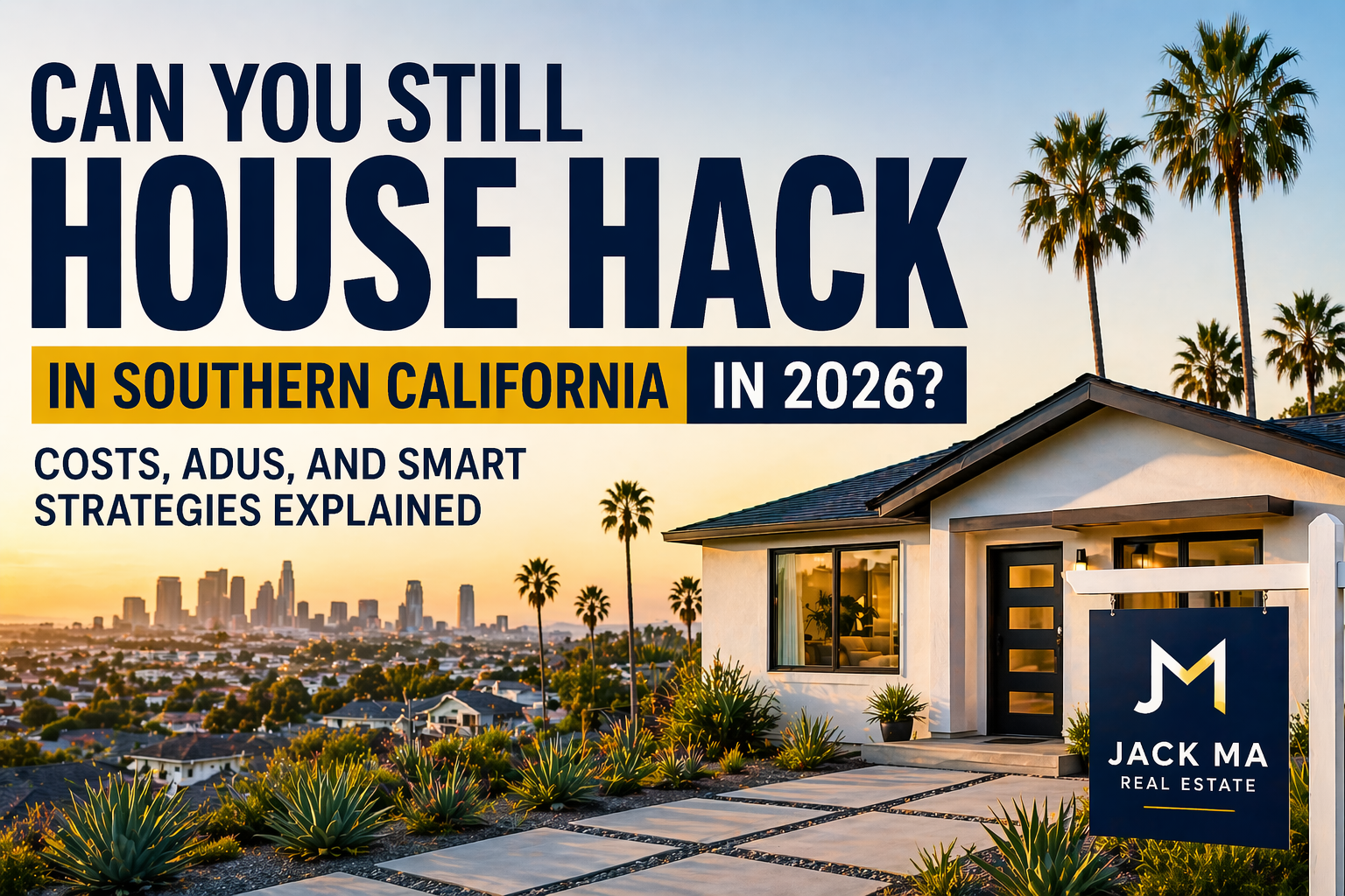 Can You Still House Hack in Southern California in 2026 Costs ADUs and Smart Strategies Explained