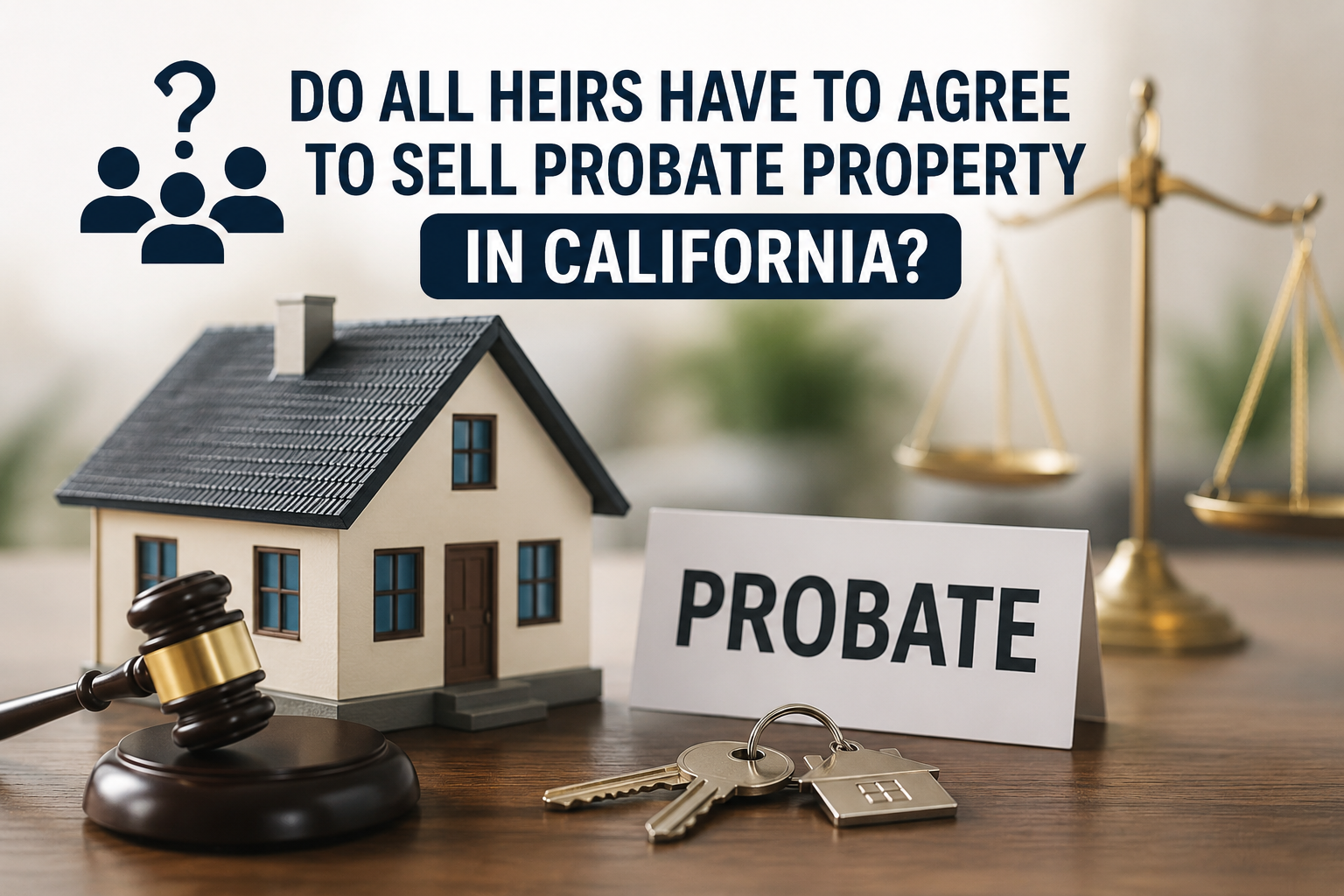 Do All Heirs Have to Agree to Sell Probate Property in California