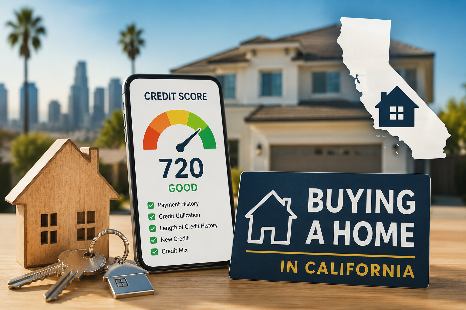 How Do Credit Score Ratings Affect Your Ability to Buy a Home in California