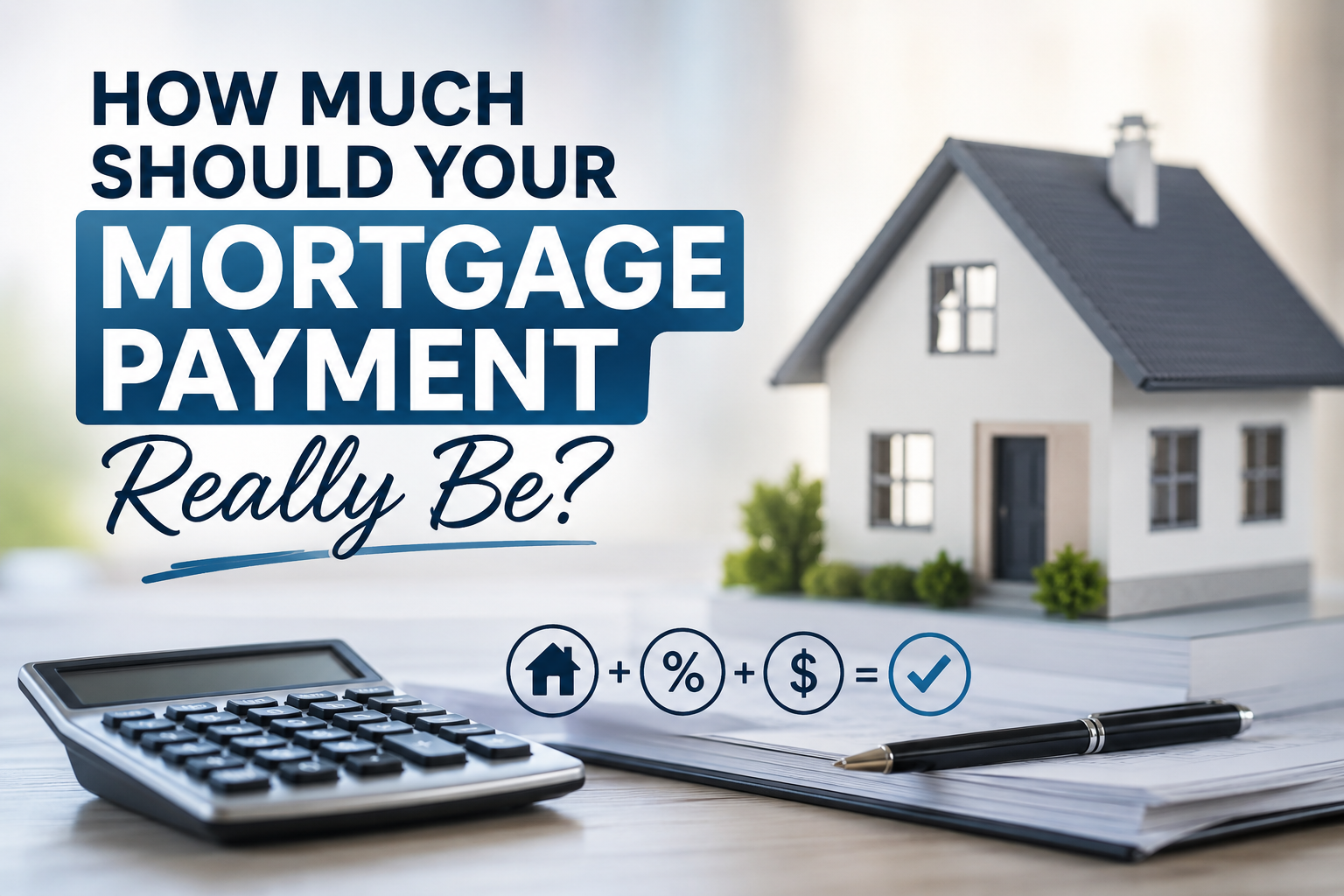 How Much Should Your Mortgage Payment Really Be