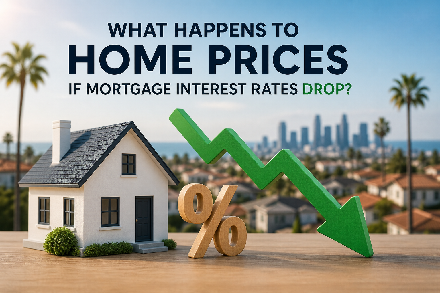 What Happens to Home Prices If Mortgage Interest Rates Drop