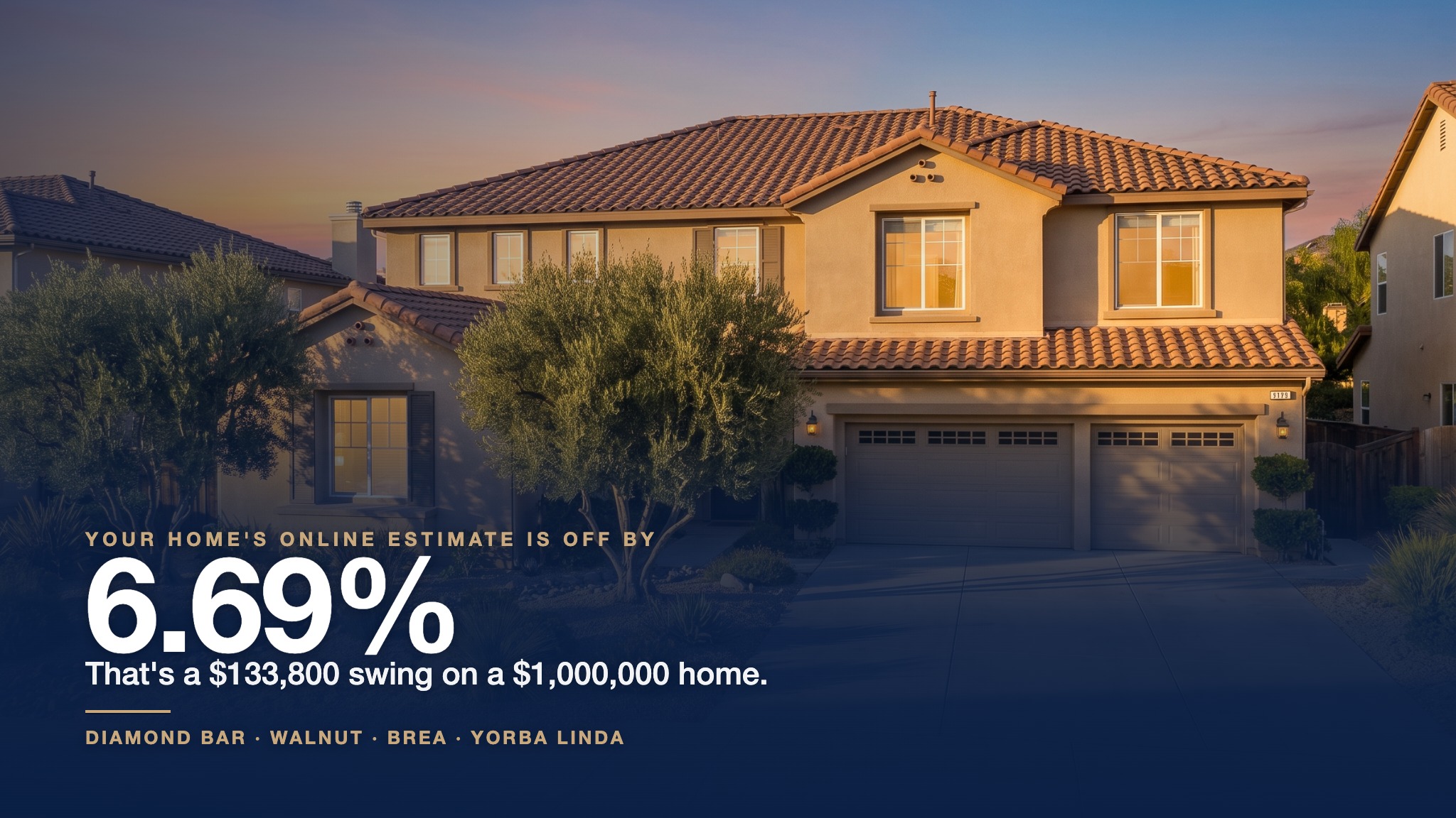 Home value estimate accuracy Diamond Bar Walnut Brea Yorba Linda 2026