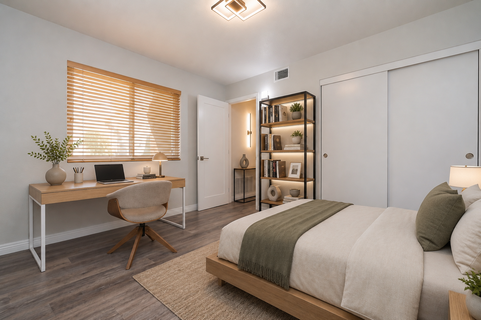 staged bedroom