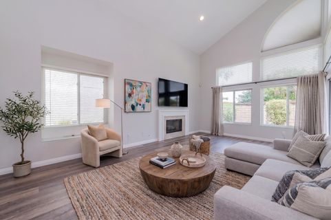 staged living room