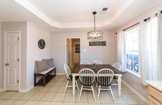 breakfast area