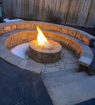 Outdoor Fireplace