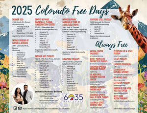 2025 Colorado Free Days 2025