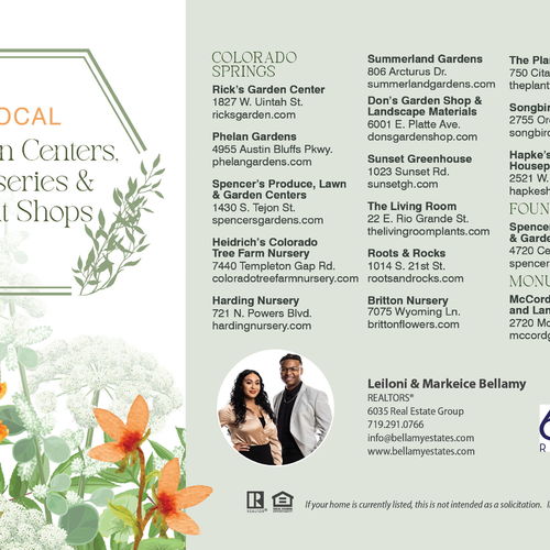 Colorado Springs Local Garden Centers, Nurseries and Plant Shops 🌱🪴🌷🌸