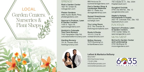 Colorado Springs Local Garden Centers, Nurseries and Plant …