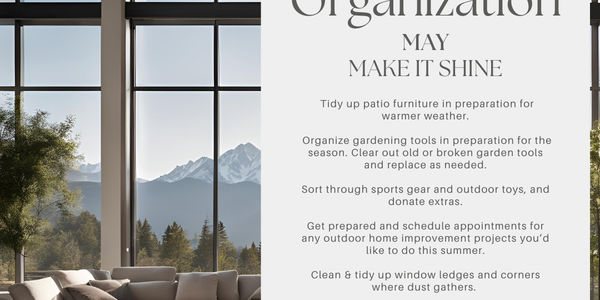 Monthly Home Organization: May – Make It Shine! …
