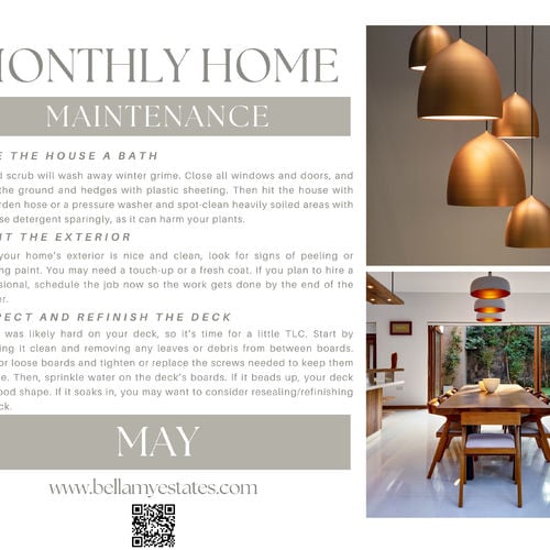 May Home Maintenance Tips 🛠️💡