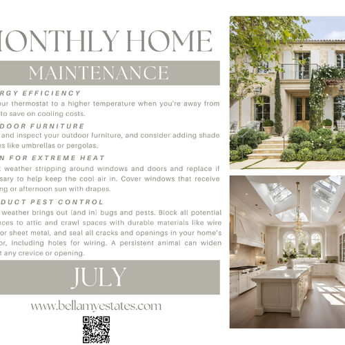July Home Maintenance Tips 🛠️💡🏡