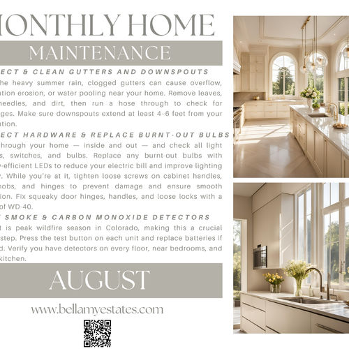 August Home Maintenance Tips 🛠️💡🏡