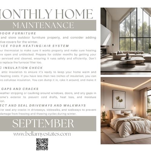 September Home Maintenance Tips 🛠️💡🏡