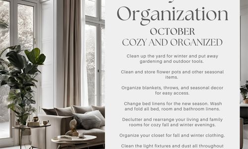 Monthly Home Organization: October – Cozy & Organized 🍂✨🏡
