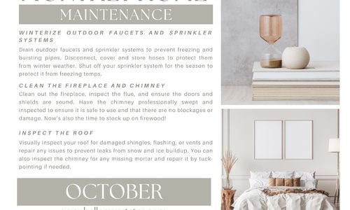 October Home Maintenance Tips 🛠️💡🏡