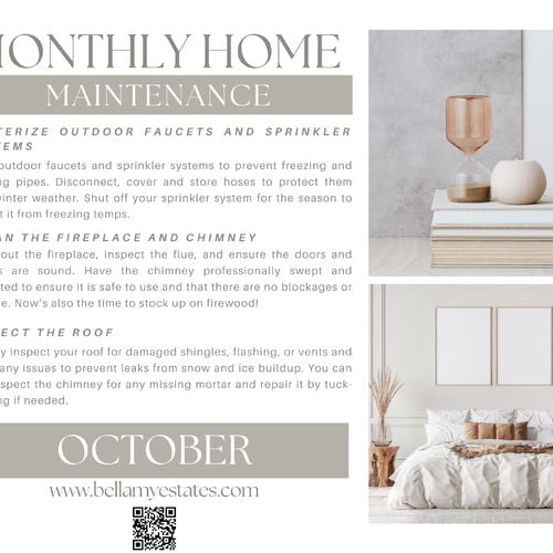 October Home Maintenance Tips 🛠️💡🏡