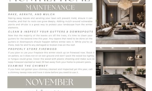 November Home Maintenance Tips 🛠️💡🏡