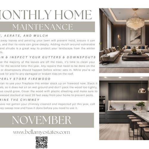 November Home Maintenance Tips 🛠️💡🏡