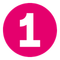 1 pink icon
