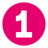 1 pink icon