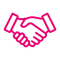 1 handshake icon