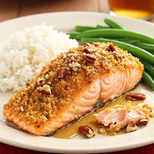 Maple-Butter Baked Salmon