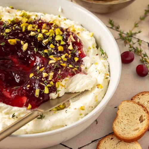Cranberry Whipped Feta Dip