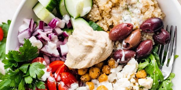 Mediterranean Chickpea & Quinoa Bowl