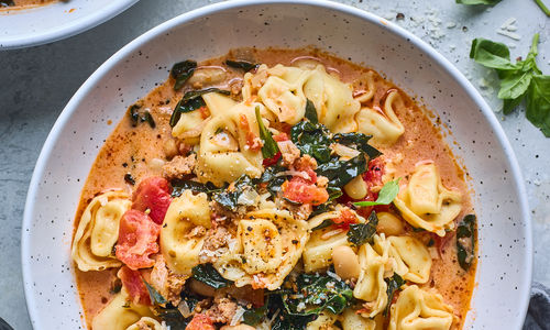 Creamy Tortellini Soup