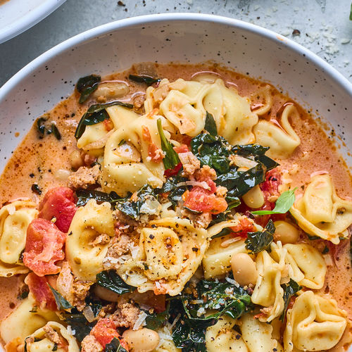 Creamy Tortellini Soup