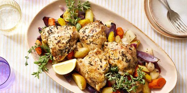 Lemon and Herb Roast Chicken and Vegetables