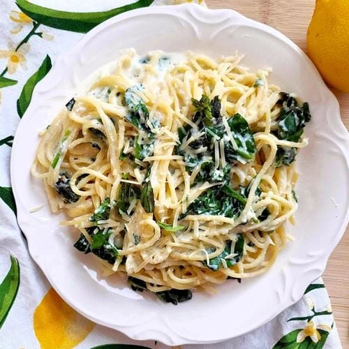 Lemon Ricotta Spinach Pasta