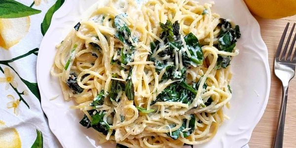 Lemon Ricotta Spinach Pasta