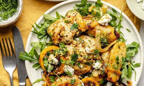 Sheet Pan Herby Lemon Garlic Chicken and Potatoes