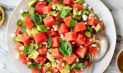 Watermelon Salad with Feta & Mint