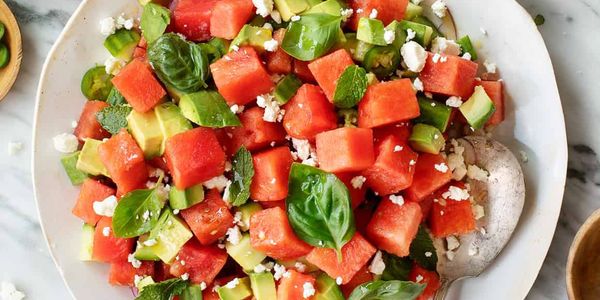 Watermelon Salad with Feta & Mint