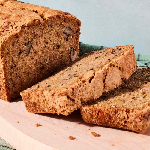 Zucchini Bread with Toasted Walnuts