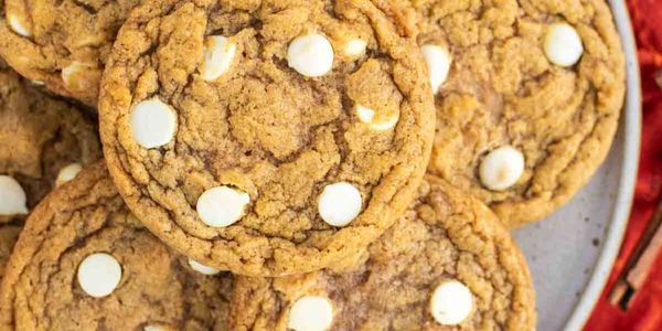 Pumpkin White Chocolate Chip Cookies
