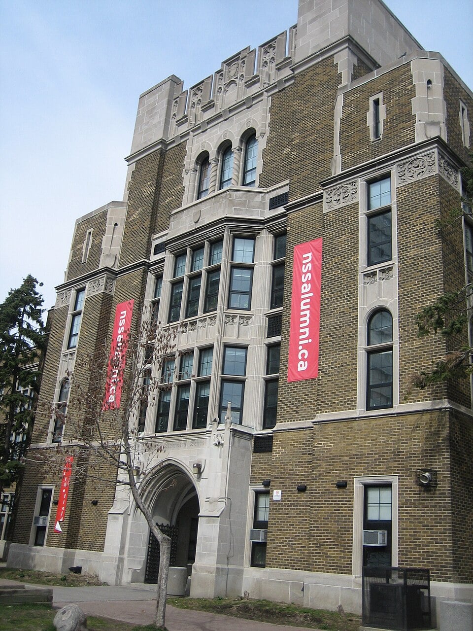 Northern Secondary School building in Mount Pleasant East, Toronto, April 2009