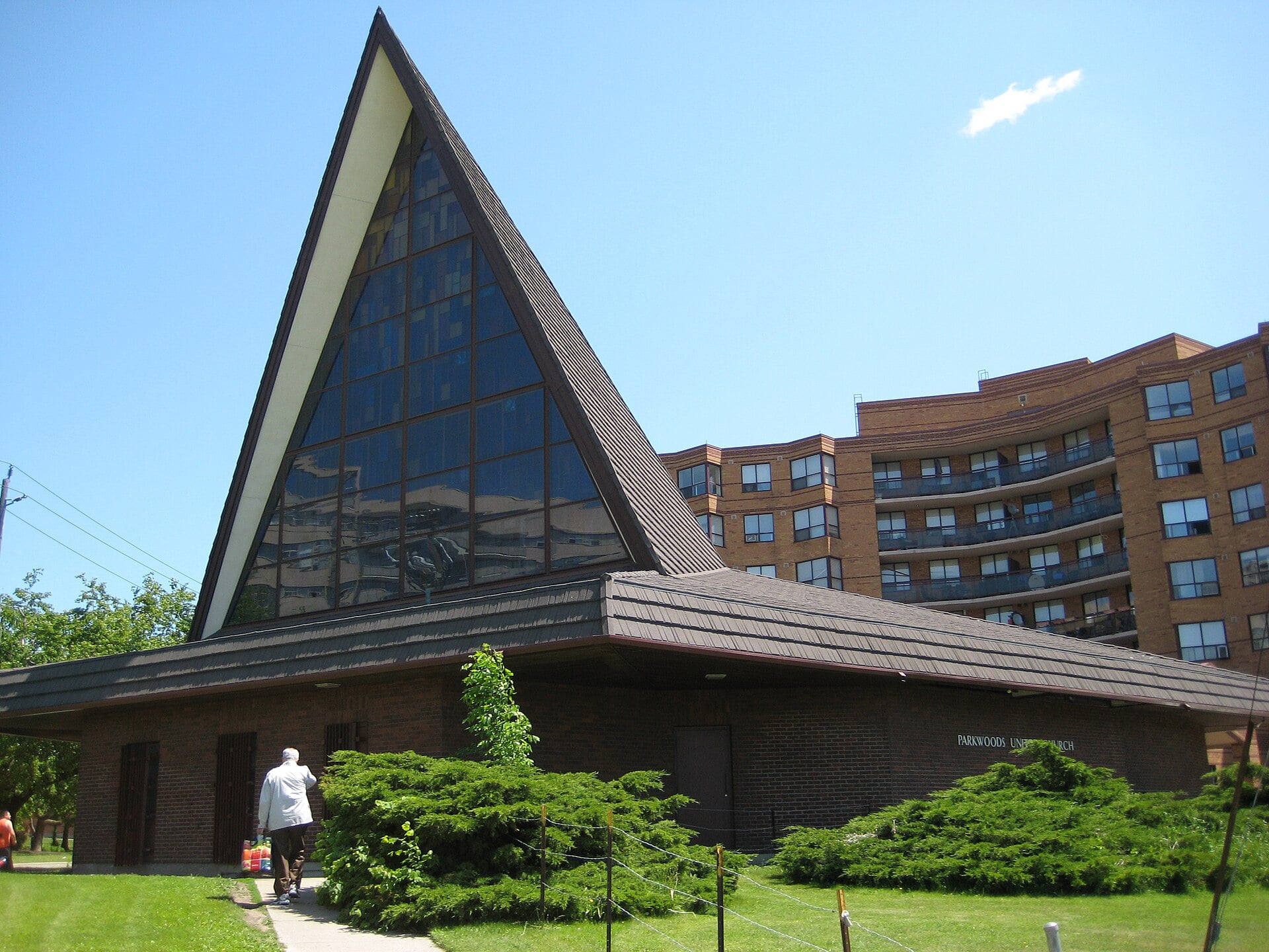 Parkwoods United Church in Parkwoods-Donalda, Toronto, photographed in 2009