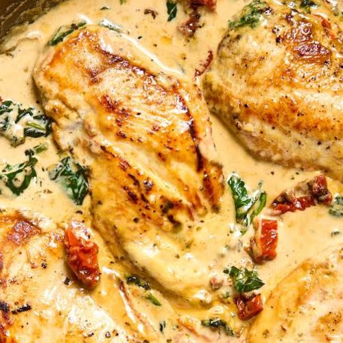 Easy One-Pan Creamy Tuscan Chicken