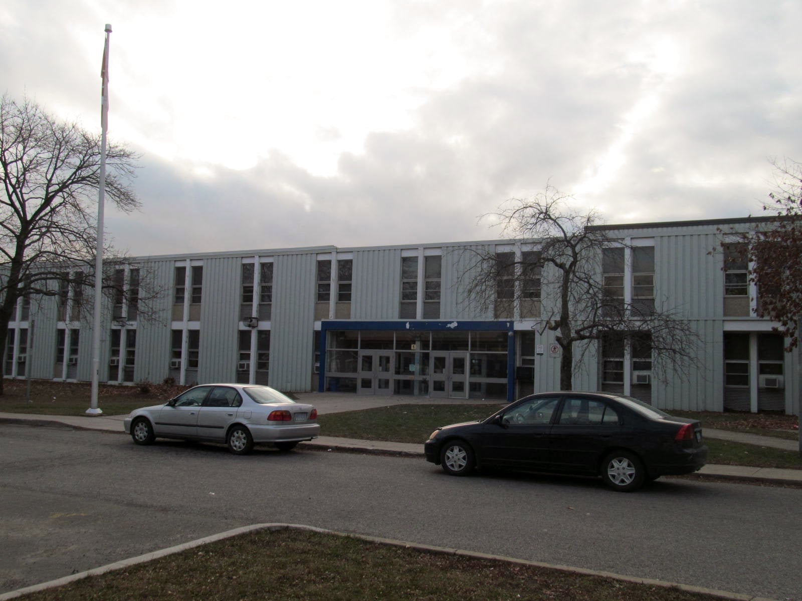 Former Midland Avenue Collegiate Institute building in Scarborough, December 2014