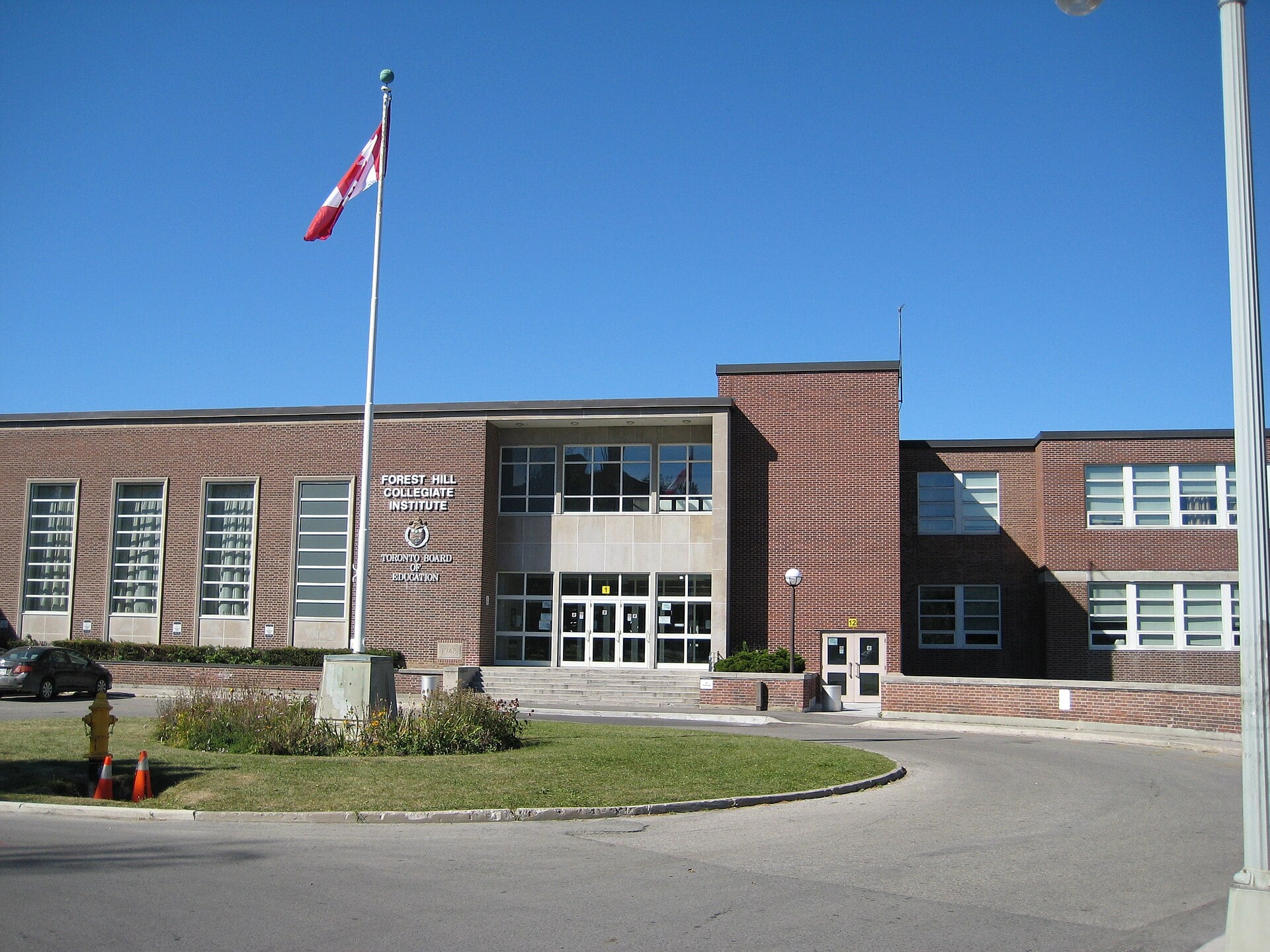 Forest Hill Collegiate Institute building in Forest Hill North, Toronto