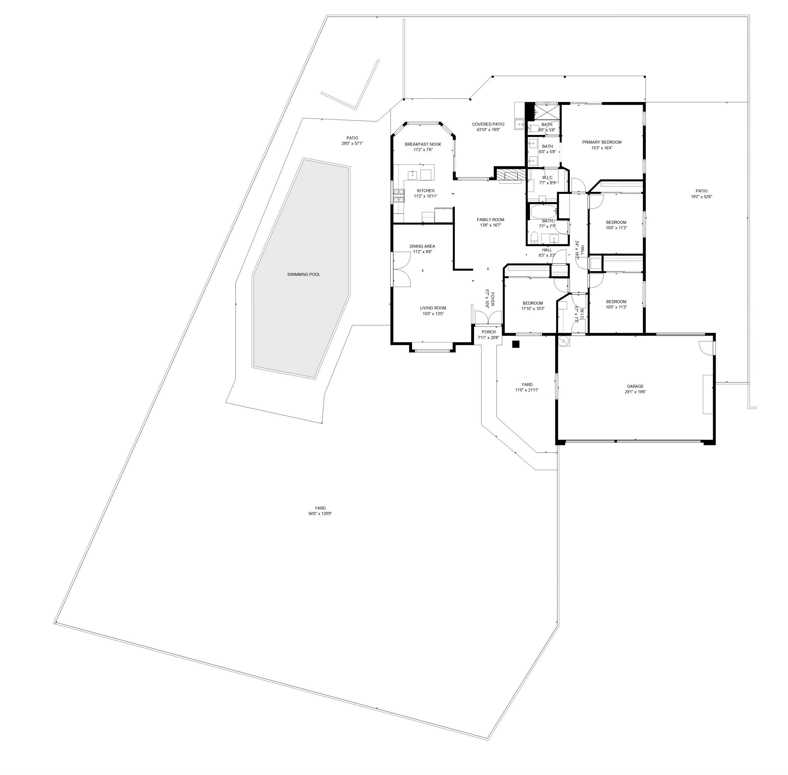 Floor Plan for 44345 Willow Circle no logo