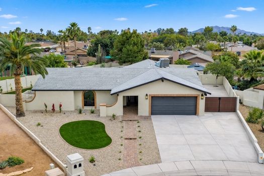 5819 E Redfield RD front aerial