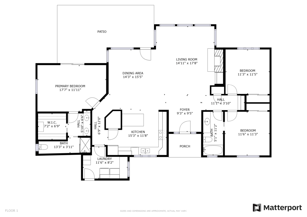 Strategic Realty, LLC's 2D floor plan using a Matterport Scanner