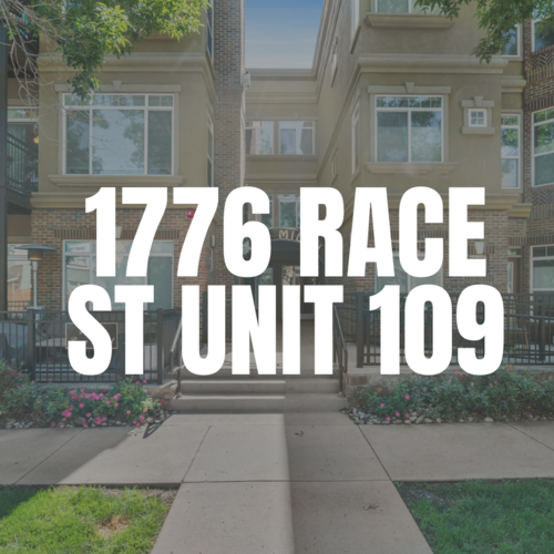 City Park Condo for Sale: Discover the Best of Denver Living at 1776 Race Street, Unit 109