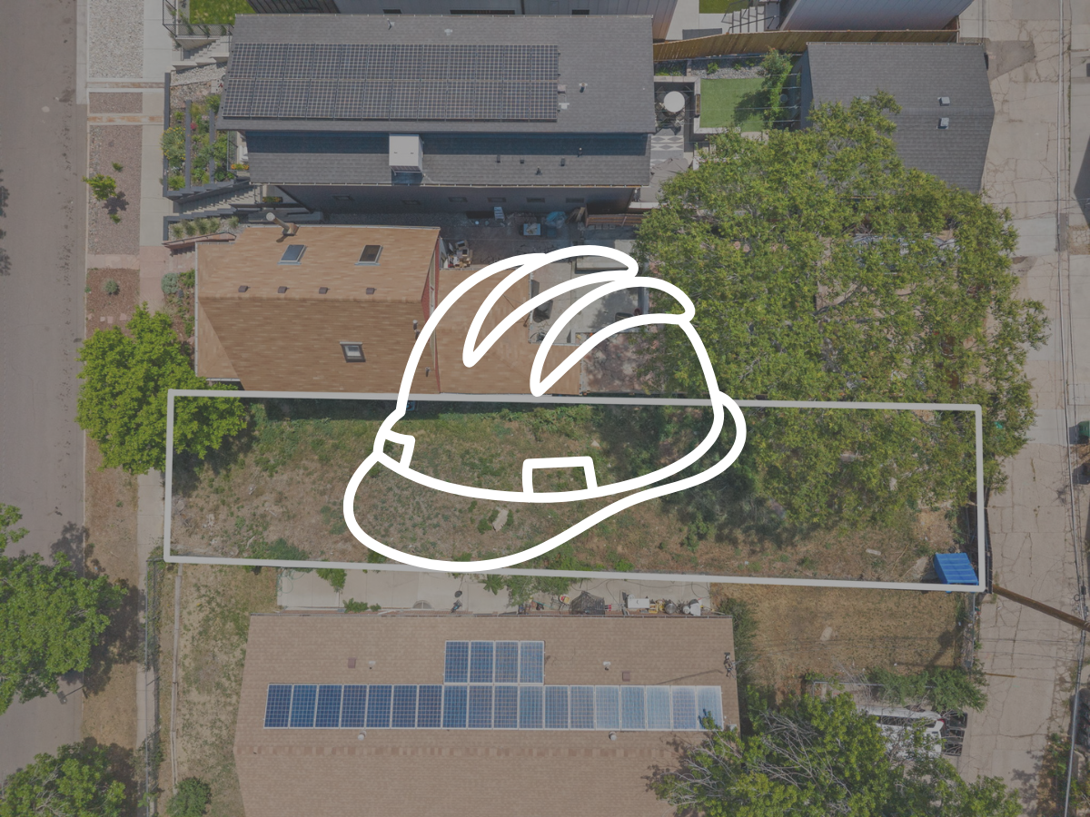 1 Potter Highlands land for sale, Denver vacant lot, Denver new build opportunity, custom home site Denver, U-TU-B2 zoning Denver, Denver infill development, Jason Sirois Denver Realtor
